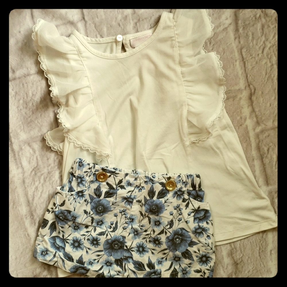 Toddler Girl's Short Set